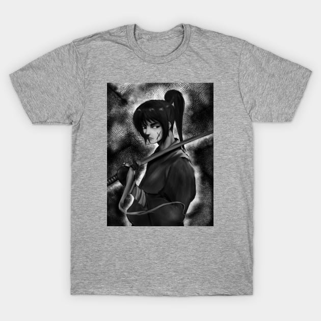 Kenshin Himura T-Shirt by MAXXXi_ART